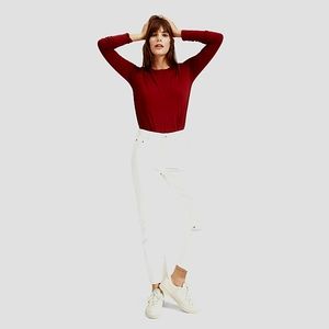 Everlane 90s Cheeky Jeans in Bone